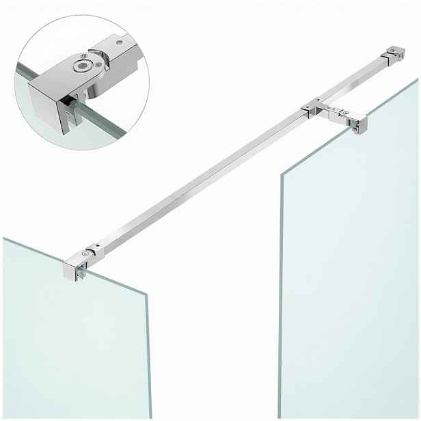 Křížový Stabilizátor S Regulací Chromu Pro Sprchovou Stěnu 100 CM