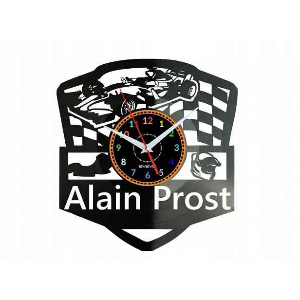 Alain Prost Nástěnné hodiny Vinylová deska Moderní dekorativní jako Dárek