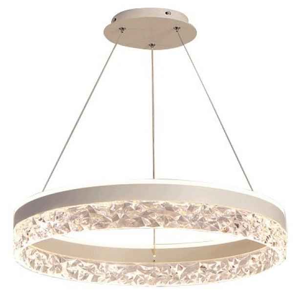 Stropní Led lampa Křišťál Nela kulatá Bílá Variabilní barva Dálkový Ovladač 50W