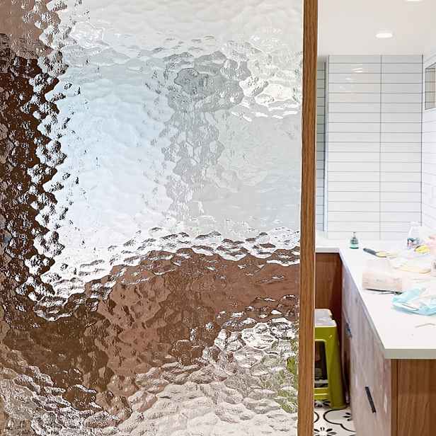 TEMU 1 Role Samolepicí Fólie na Okna pro Soukromí - 9 Mil Tloušťka, Moderní Design, Statická PVC Fólie, pro Domácnost, Kancelář, Ložnici, Obývací
