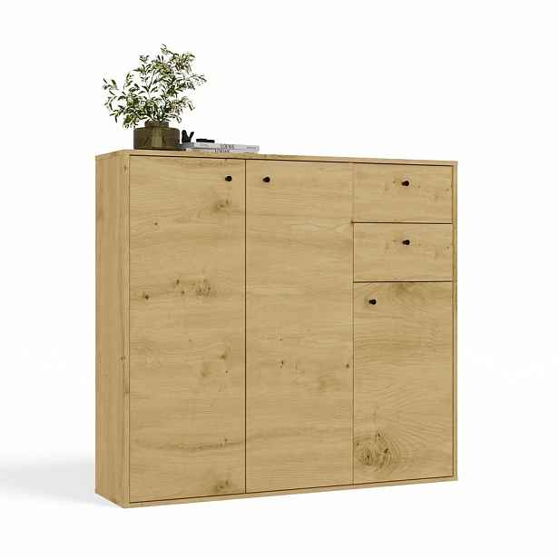 TP Living Komoda Fran 120 cm dub Artisan