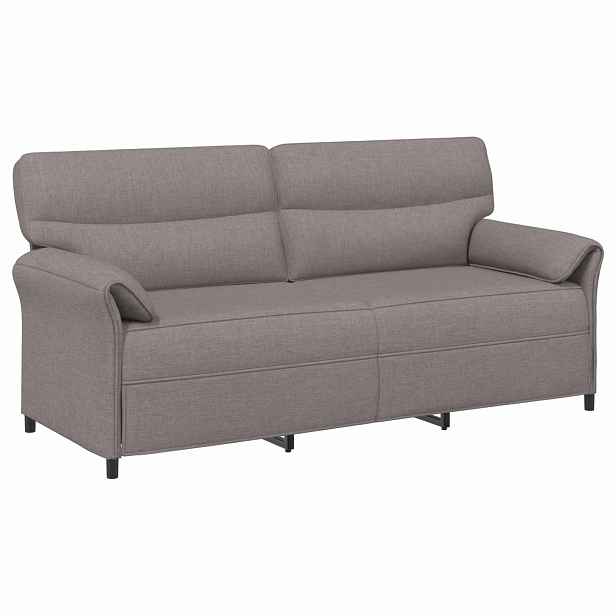 vidaXL 3-místné sofa Taupe 198 x 83 x 95 cm