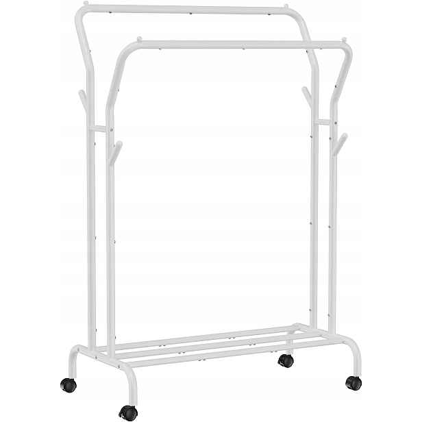 Vysoký mobilní věšák šatní skříň 155 cm