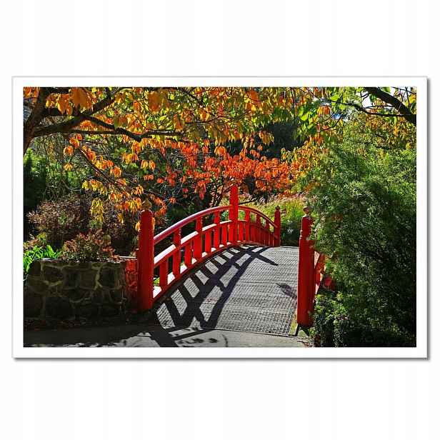 Plakáty v rámu 60x40 Červený japonský most