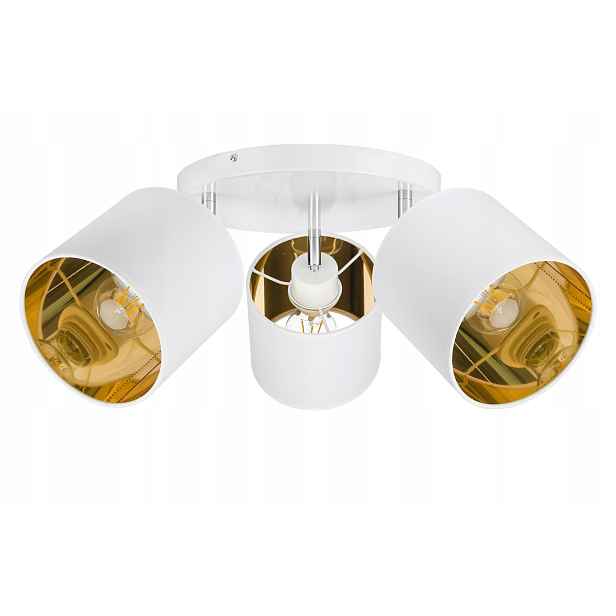 Lampa stropní svítidlo pohyblivý lustr sufiová Abażur zlatá