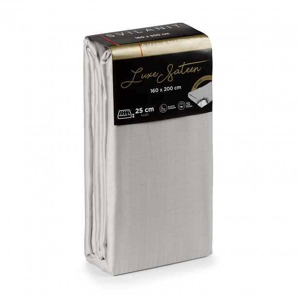 Napínací prostěradlo Luxe Sateen