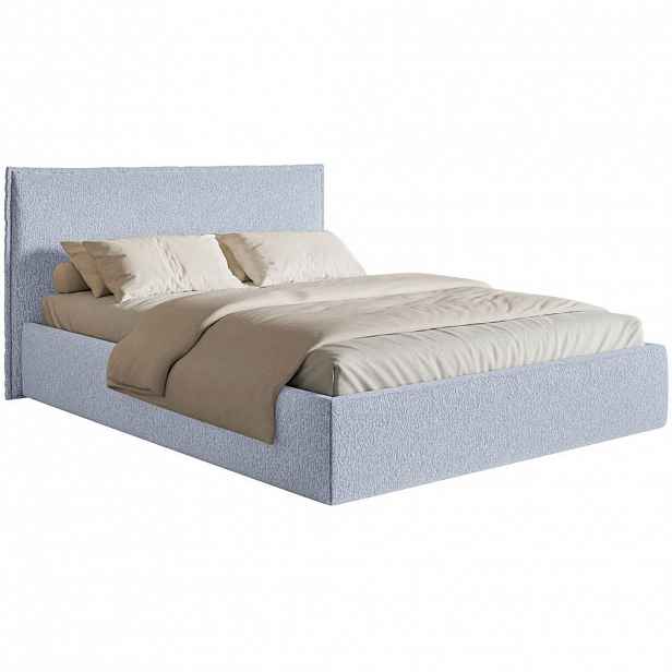 Selsey ČALOUNĚNÁ POSTEL Softie Slim světle modrá ženylka 180x200