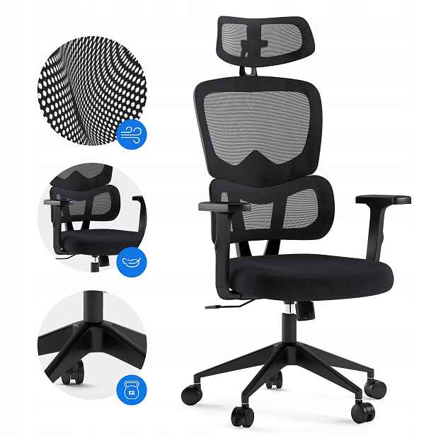 Otočné Kancelářské Křeslo Ergonomické Látkové Kancelářské Křeslo K Psacímu Stolu