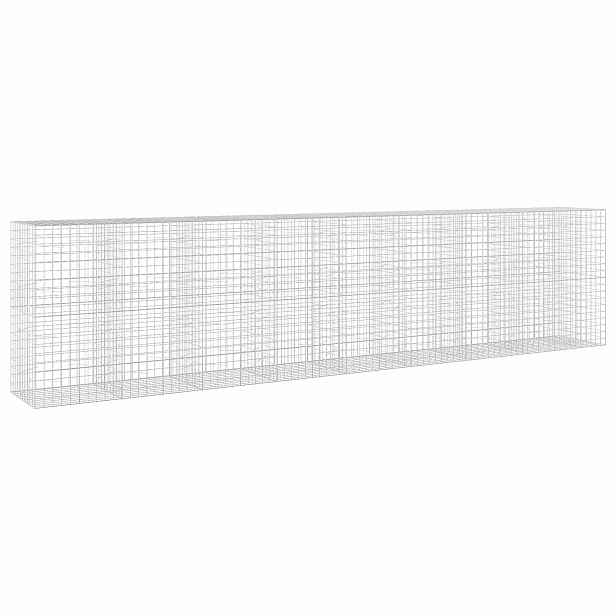 vidaXL Gabion s drátem 3,5 mm a síťkou 10x10 cm 850x100x200 cm
