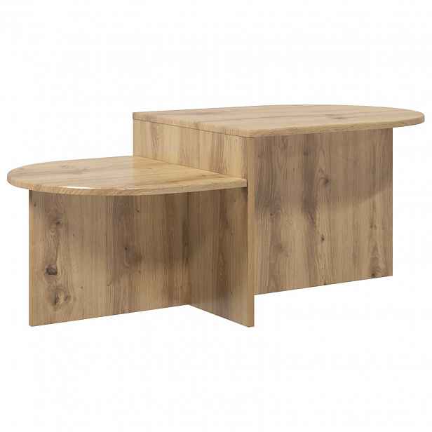 vidaXL Konferenční stolek Dub artisan 100 x 50 x 40 cm