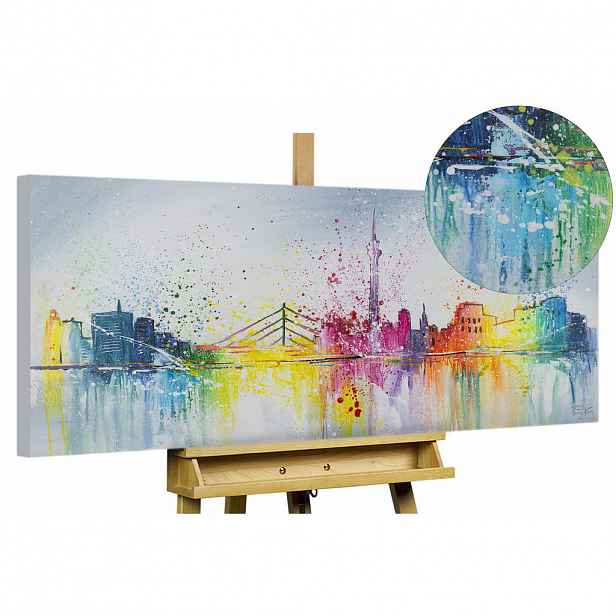 KUNSTLOFT OLEJOMALBA 120/60 cm, Město a architektura