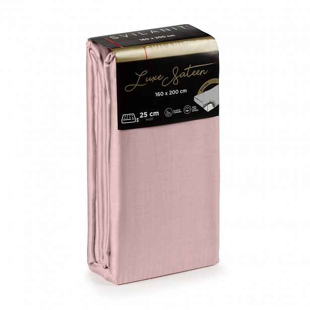 Napínací prostěradlo Luxe Sateen