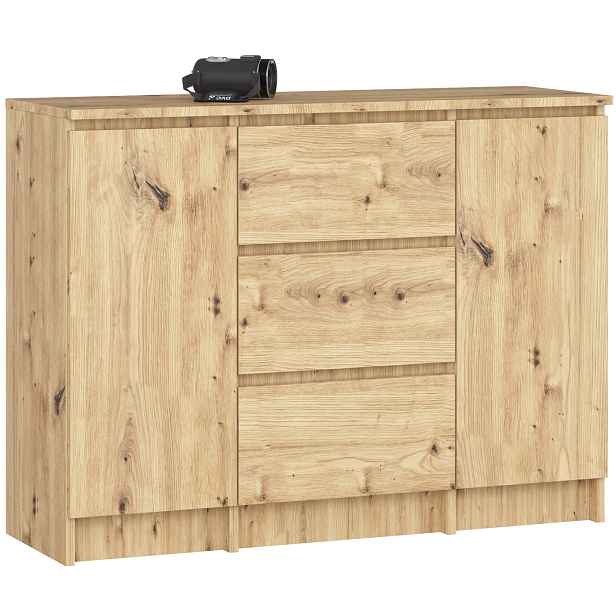 Ak furniture Komoda Girgo 100 cm dub artisan
