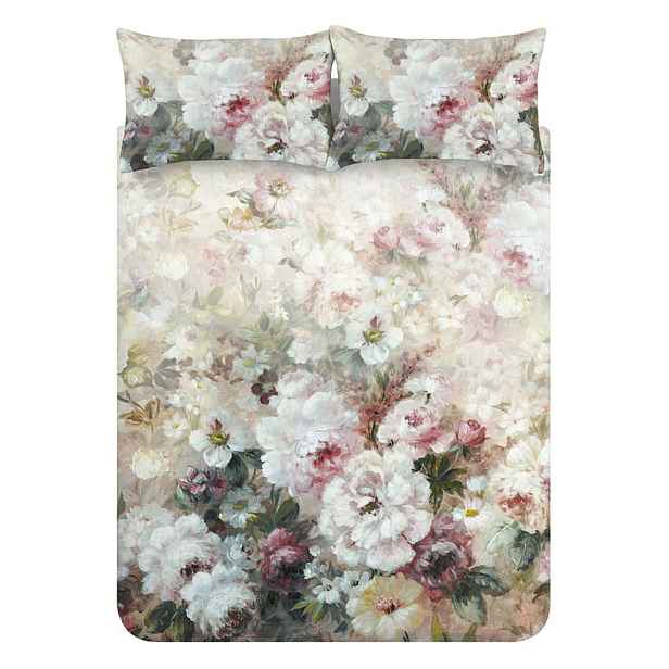 Bavlněné prodloužené povlečení na dvoulůžko 230x220 cm Rose Bloom – RHS