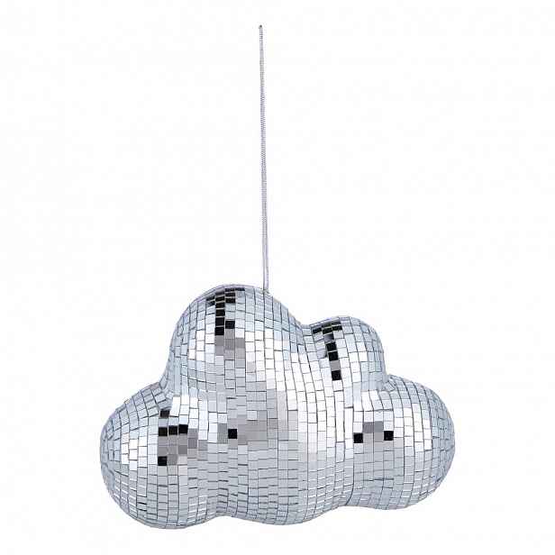 Butlers DISCO Oblak 18 cm - stříbrná