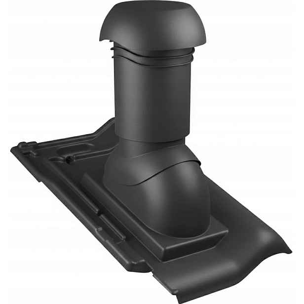 Ivt Větrací Komín Odvzdušňovací 125 MM Creaton Titania Antracit