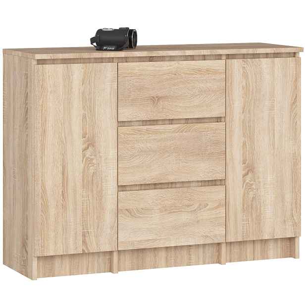 Ak furniture Komoda Girgo 100 cm dub sonoma