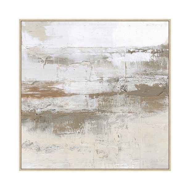 Obraz s ručně malovanými prvky s rámem/na plátně 85x85 cm Bold – Bizzotto