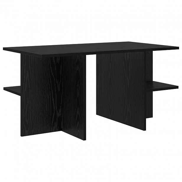 vidaXL Konferenční stolek Černý dub 87 x 50 x 45 cm Dřevěný materiál