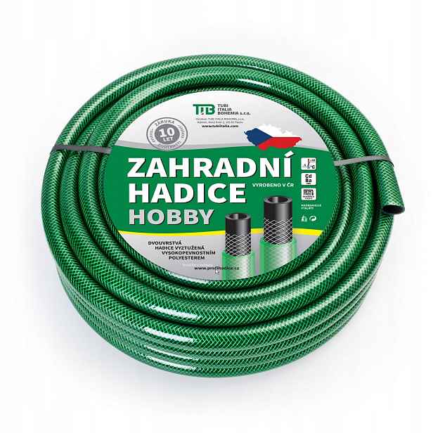 Zahradní hadice černo-zelená Hobby 1" 25 m