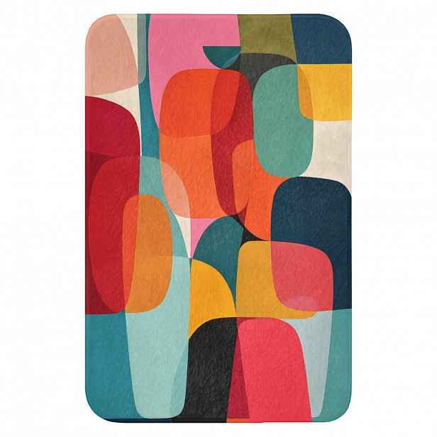 OnlyWow WC PŘEDLOŽKA Tvary - barevné - abstraktní - letadla 40x60 cm