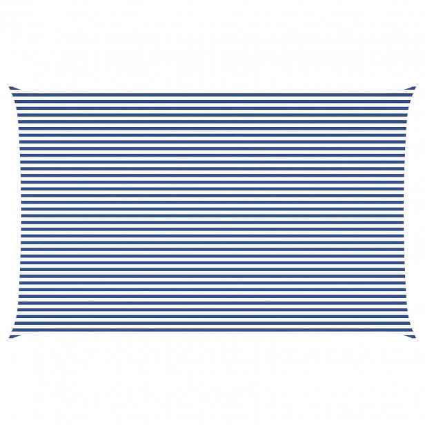 vidaXL Sluneční plachta Modrá a bílá 5 x 8 m 100% polyester Oxford