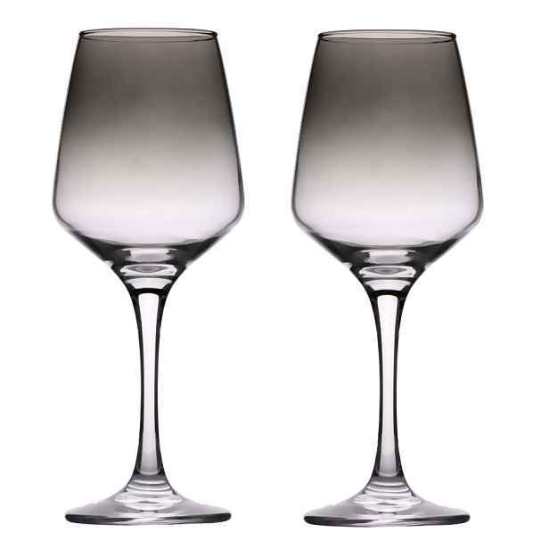 ALPINA Sklenice na víno sada 4 ks 360 ml kouřová ED-224044