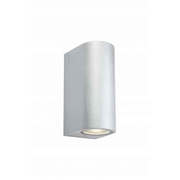 Obousměrné fasádní svítidlo stříbrné Alor 2x4,9W Led 109112 Markslojd