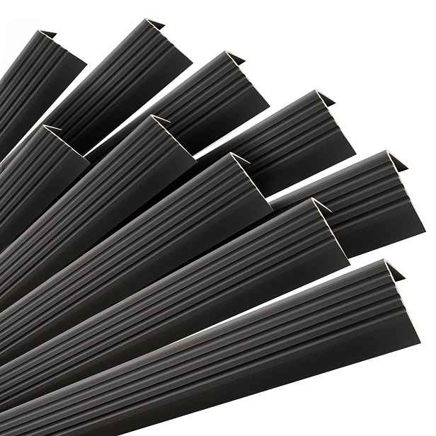 Samolepící Pvc schodišťové profily černé 50x42 mm, 100 cm
