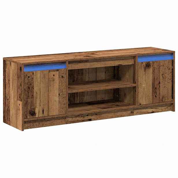 vidaXL TV jednotky 139,5 x 34 x 50 cm Hnědá Kompozitní dřevo