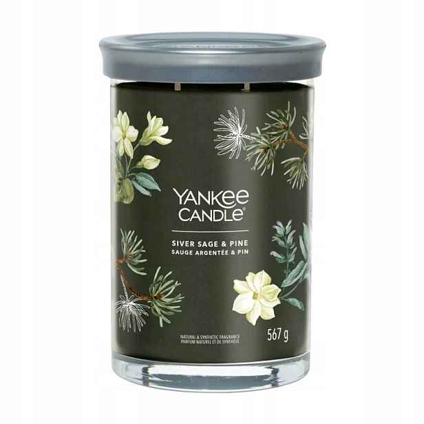 Yankee Candle Signature Tumbler se 2 knoty Silver Sage & Pine