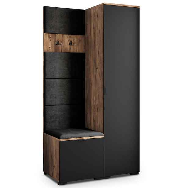 MASSENO MODERNÍ PŘEDSÍŇOVÁ SKŘÍŇ LORI, 95/181/51 cm, dekor dub