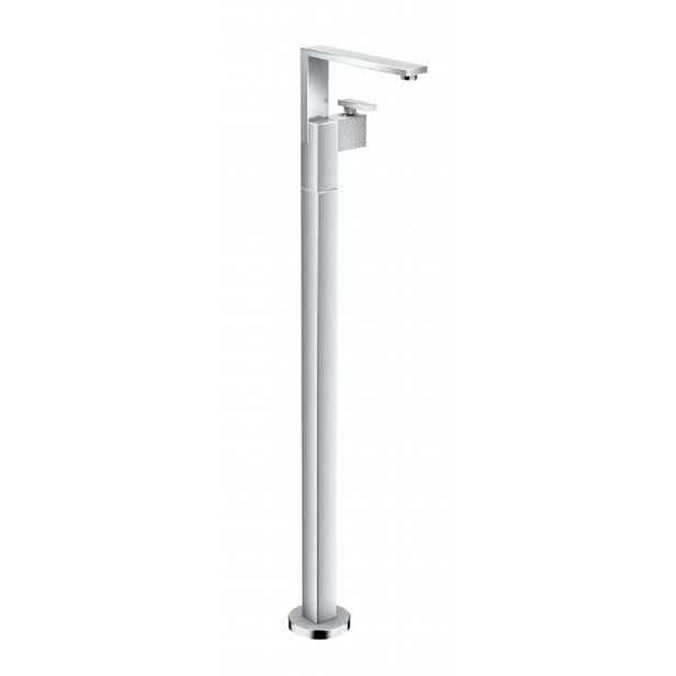 Axor Edge - Umyvadlová baterie na podlahu s výpustí, chrom/diamantový brus 46041000