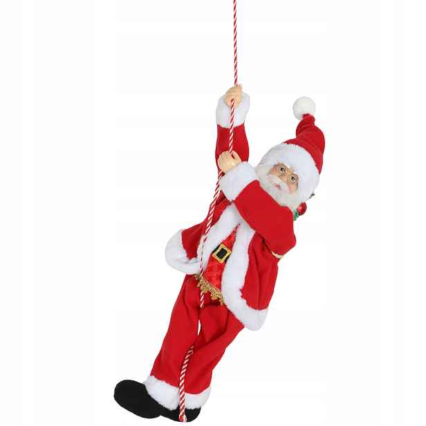 Homcom Mikuláš 60 cm Zpívající a šplhající Mikuláš 83C-108V00RD