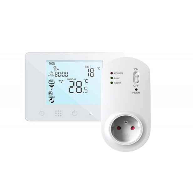 Termostat bezdrátový Auraton Orion SET WiFi s přijímačem do zásuvky 230 V