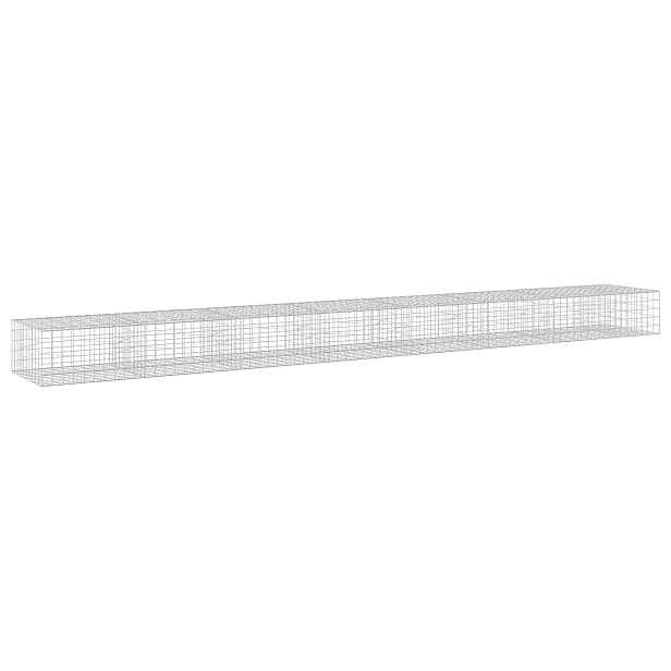 vidaXL Gabion s drátem 3,5 mm a síťkou 10x10 cm 750x100x50 cm