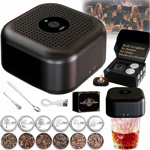 Sada Na Uzení Whisky Smoker Gadget Dárek Pro Muže Na Valentýna