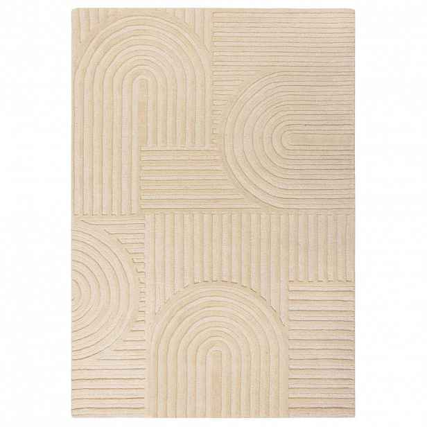 Flair Rugs VLNĚNÝ KOBEREC, 170/120 cm přírodní barvy