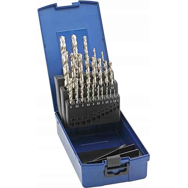 Fortis Sada vrtáků Hss Inox 24ks 1-10,5 mm
