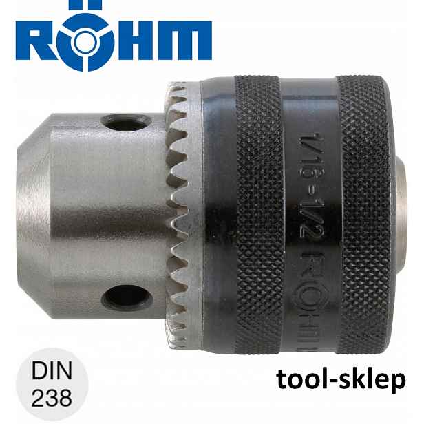 Vrtací úchyt 1-13 mm ozubený 1/2" Rohm