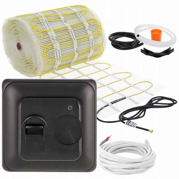 Set podlahového vytápění vyhřívací podložka 160 W/m² 18 m²