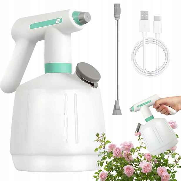 Automatický Postřikovač 2L Type-c S Prodlužovací Trubkou 22 CM Pro Zahradu