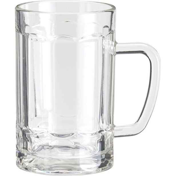 sklen. 380ml, 1ks, bez cejchu, ucho, pivo