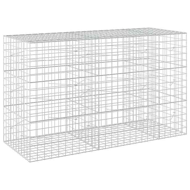vidaXL Gabion s drátem 3,5 mm a síťkou 10x10 cm 250x100x150 cm