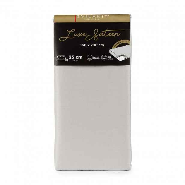 Napínací prostěradlo Luxe Sateen
