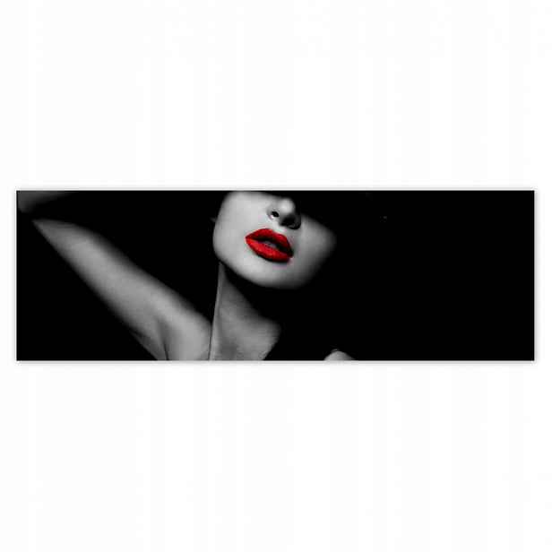 Fototapety 200x66 Červené rty Rtěnka