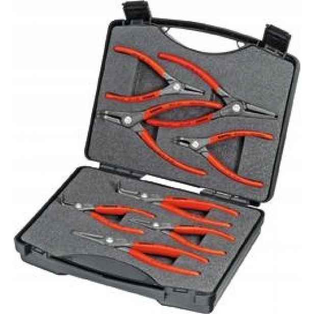 Sada kleští na přesné pojistné kroužky, 8dílná 002125 Knipex