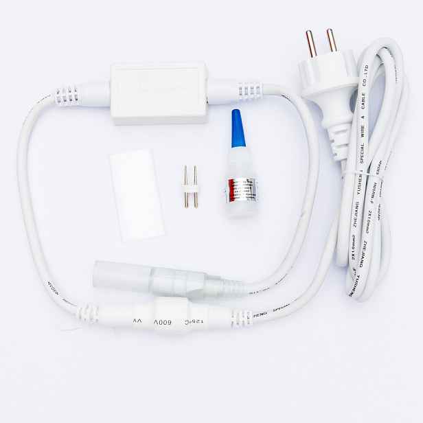 Easy Fix startovací sada AC/DC pro světelné hadice, bílý, IP44, 480 W