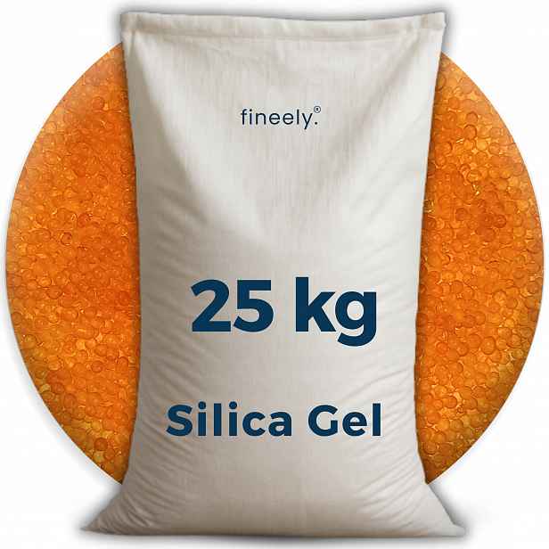 Silica Gel pohlcovač vlhkosti oranžový gel křemičitý odvlhčovač 25 kg