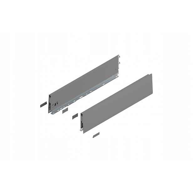 Blum 470K5502S Bok Merivobox, výška K (129 mm) 550 mm, šedá matná barva